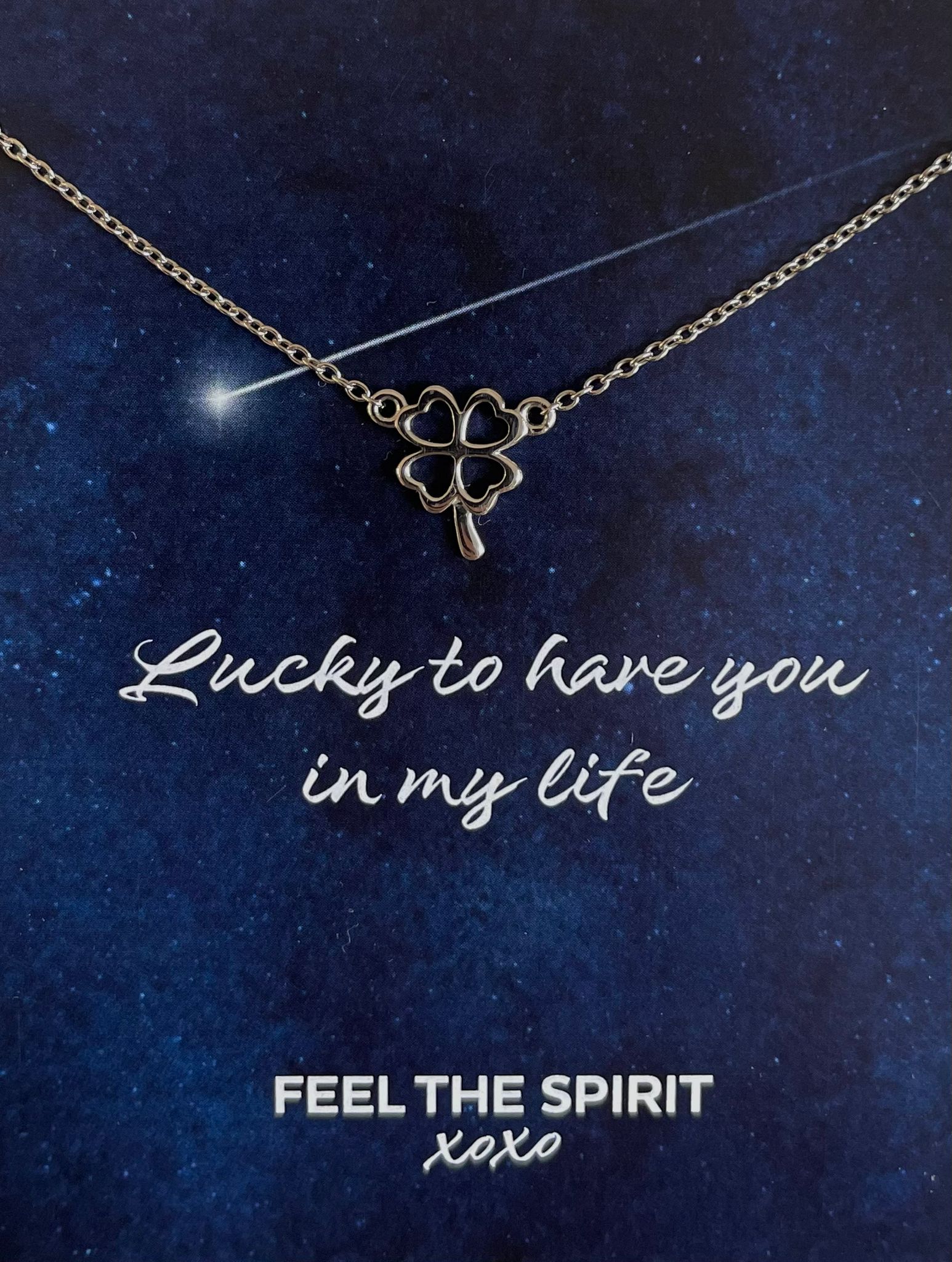 Feel the Spirit Ketting Lucky Leaf Zilver XN002S-0